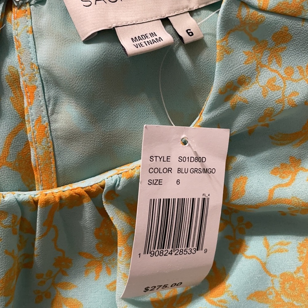๐NWT Sachin + Babi Alexandra Georgette Midi Dress - Picture 12 of 12